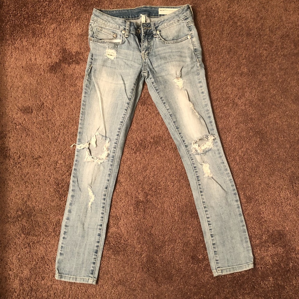 Two pairs of jeans